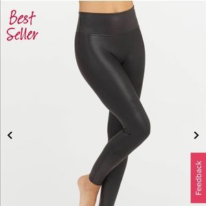 Brand New Spanx Faux Leather Leggings